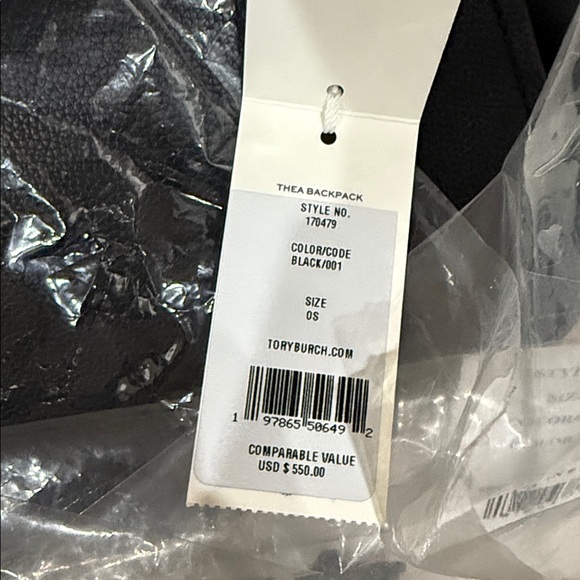 New✨ authentic Thea With Gold Hardware Pebbled Leather Backpack (black) - Picture 11 of 11